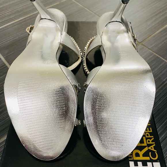 Silver Rhinestone Shoes formal weddding - Picture 4 of 4